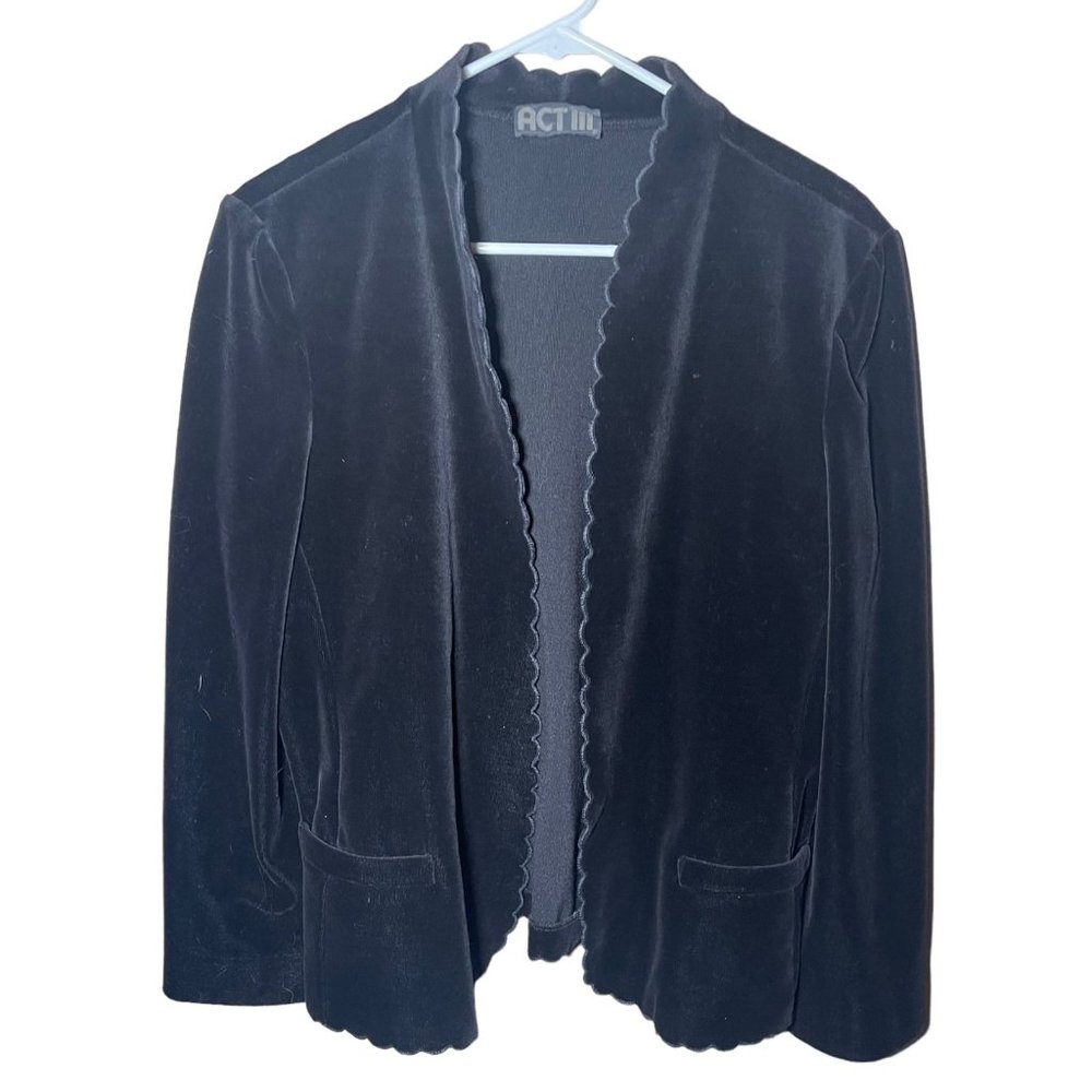 VTG Scalloped Blazer - Picture 3 of 5